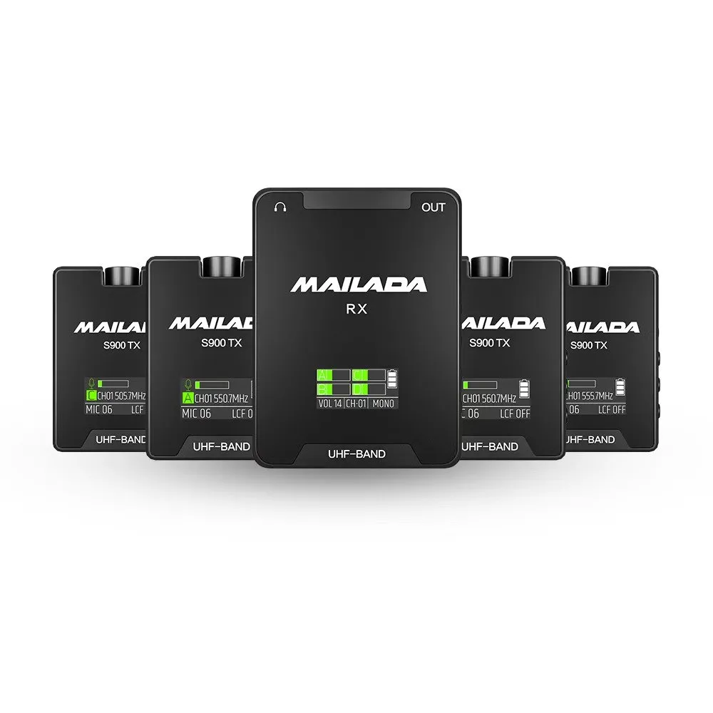 【MAILADA】S900Q 一對四專業無線錄音麥克風