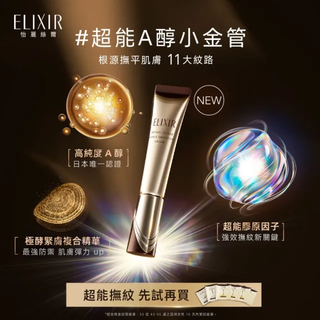 【ELIXIR 怡麗絲爾】明星A醇加大閃耀組(A醇 Lx2)