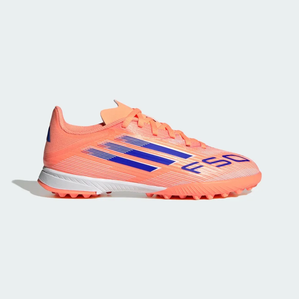 【adidas 愛迪達】F50 LEAGUE TURF 足球鞋 運動鞋 童鞋 JI0001