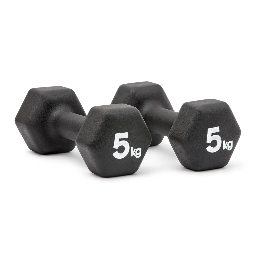 【adidas 愛迪達】六角健身啞鈴(5kg/2入)