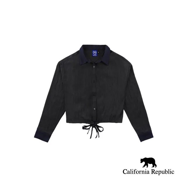 【California Republic】濱海午夜抽繩襯衫(女)