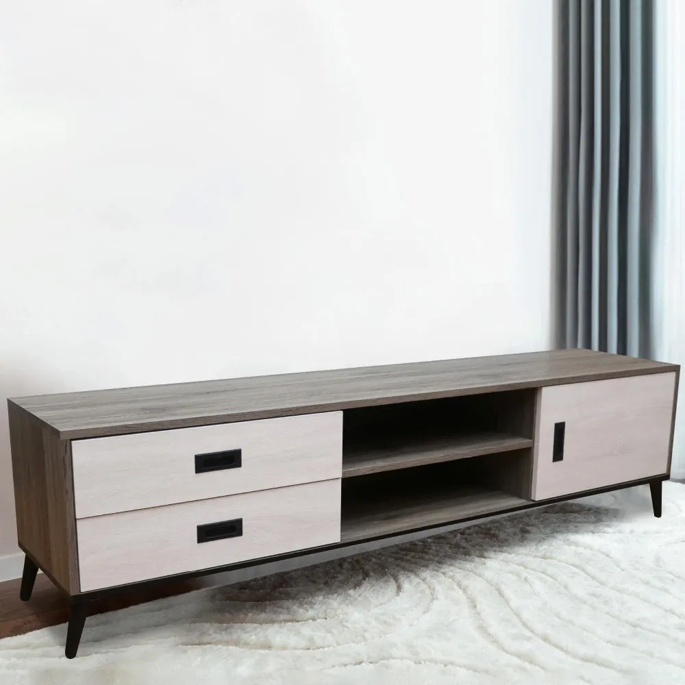 【ASSARI】6尺溫哥華電視櫃(寬180x深40x高47cm)