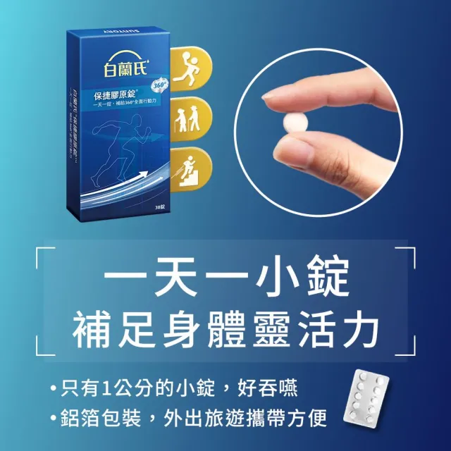 【白蘭氏】官方直營 保捷膠原錠(30錠 UC2 第二型膠原蛋白 靈活保養、行動有力 吳凱文醫師推薦)