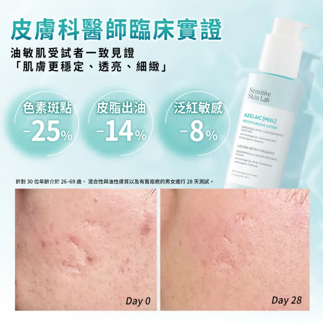 【sensilis 森思黎絲】杜鵑花酸煥膚精華100ml(壬二酸/傳明酸/控油抗痘/緊緻毛孔/淡化斑點/色修精華)