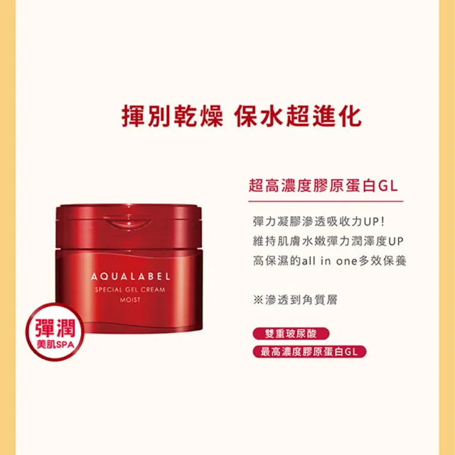 【AQUALABEL】水之印 新全能5D彈力霜 90g任選3入組(保濕/美白/精油)
