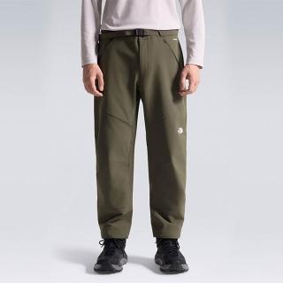 【The North Face】TNF 休閒 運動 防潑水輕量長褲 M DIABLO REG TAPERED PANT - AP 男 灰褐 (NF0A8KGJ21L)