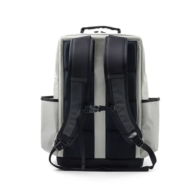 【The North Face】TNF 休閒 運動 DWR防潑水大容量休閒後背包 BASE CAMP DAYPACK 男 女 淺灰 (NF0A8BK4XA7)