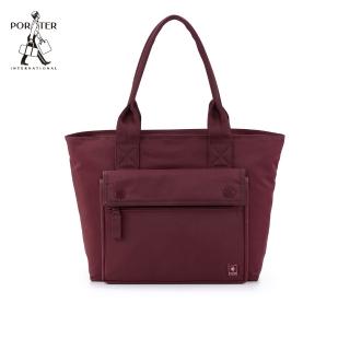 【PORTER INTERNATIONAL】穩定步調ANCHOR托特包-M(磁磚紅)
