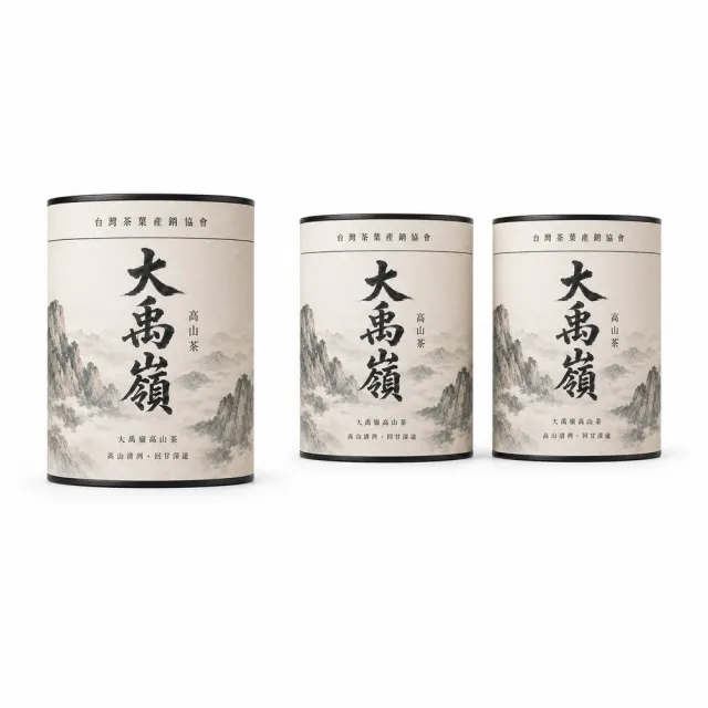 【台灣茶葉產銷協會】大禹嶺高山茶 3入組|罐裝4兩
