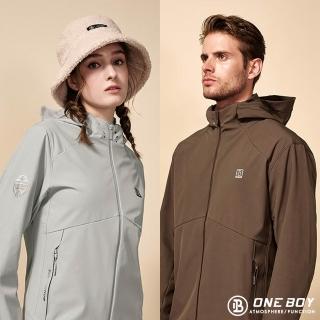 【ONE BOY】男款-機能防水防風透氣軟殼衝鋒衣(N232385)