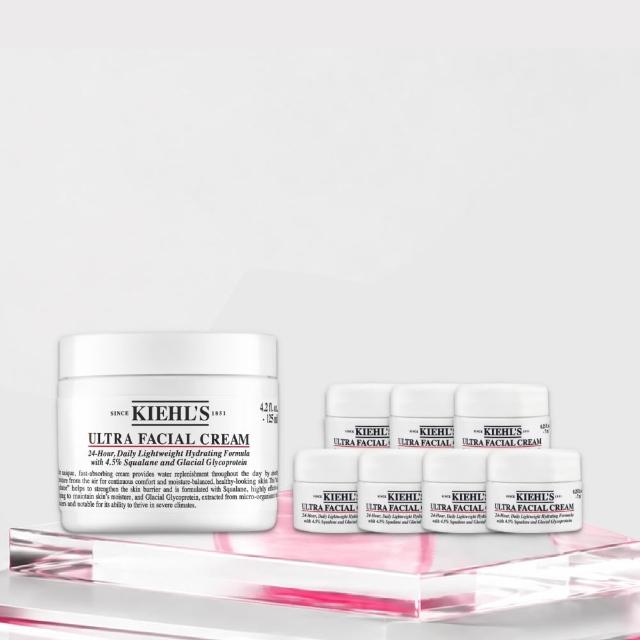 【Kiehl’s 契爾氏】官方直營 冰河醣蛋白舒敏修護保濕霜125ml(Kiehl’s/大瓶裝)
