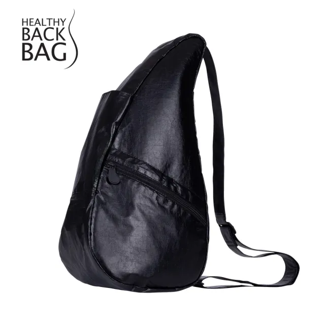 【HEALTHY BACK BAG】官方直營-印花系列RECYCLED PRINT SMALL 斜背包-鈦霧黑 男包 女包 側背包 大容量包