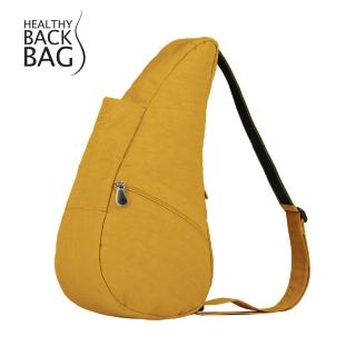 【HEALTHY BACK BAG】官方直營-基本款 TEXTURED NYLON SMALL 斜背包-蜂巢黃 男包 女包 側背包 大容量包