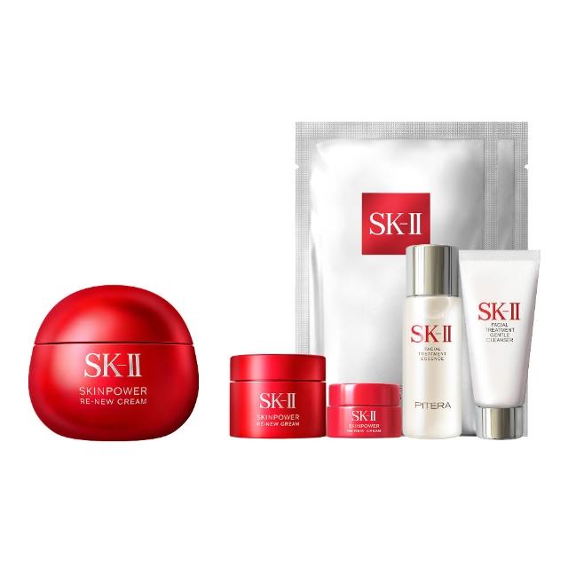 【SK-II】官方直營 肌源賦能煥顏活膚霜 100g(經典版/乳霜/臉部保養/澎彈/緊緻/大紅球)