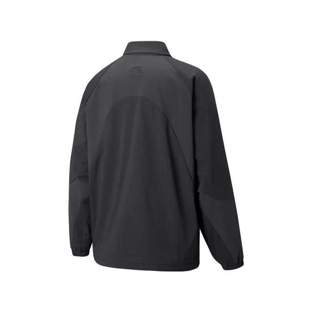 【The North Face】北面UE男款黑色UPF50防曬可翻立領夾克｜8HWRJK3