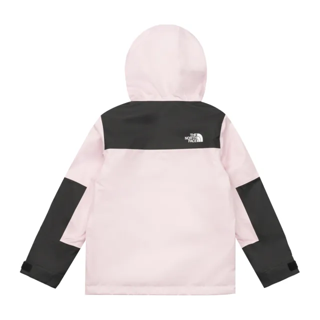 【The North Face】北面兒童黑粉拼接DRYVENT防水抓絨內裡三合一外套|8DXU0ED