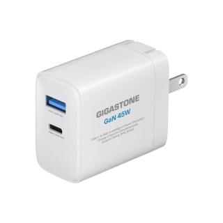 【Gigastone 立達國際】PD/QC3.0 45W雙孔快速充電器PD-6450W(iPhone/手機/平板快充充電頭/快充充電頭)