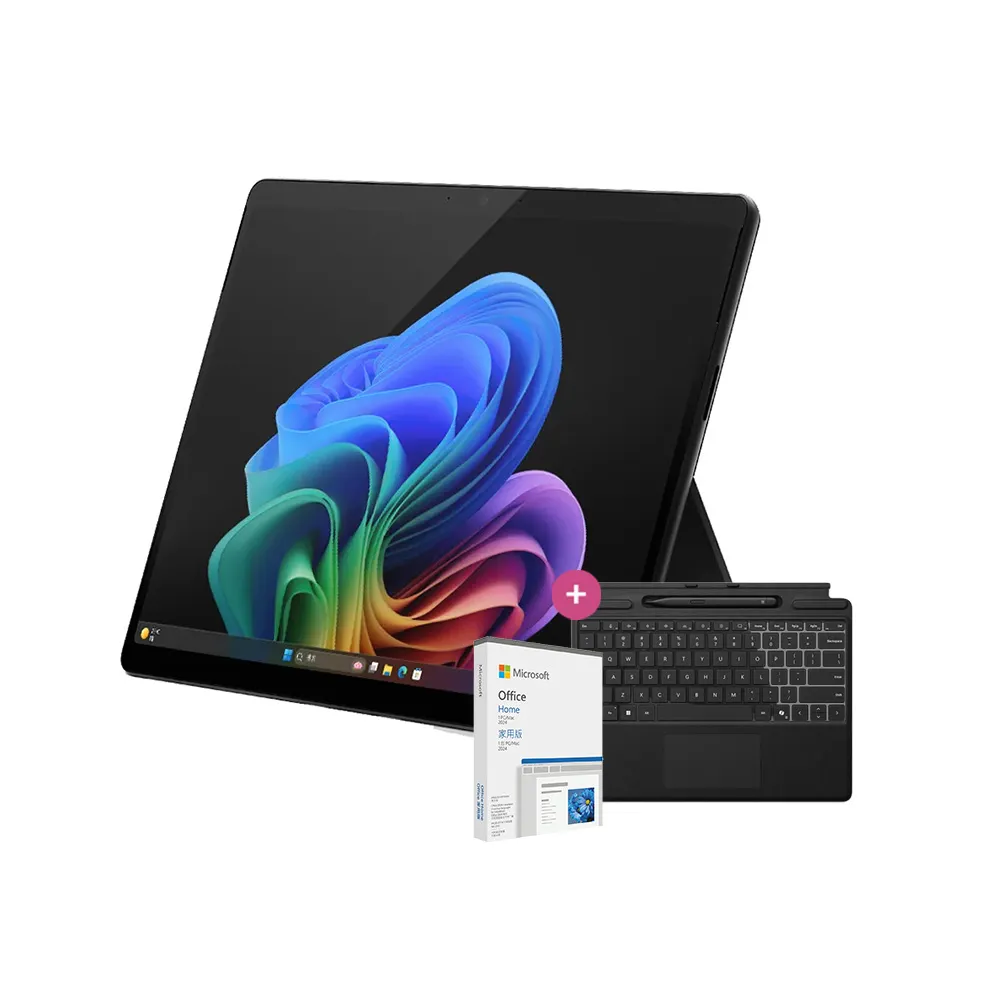 【Microsoft 微軟】鍵盤蓋+2024組★Surface Pro-13吋 輕薄觸控 AI筆電(第11版/X Plus/16G/512G/W11)