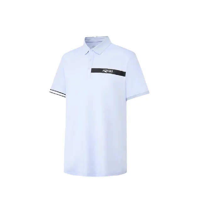 【HONMA 本間高爾夫】男款透氣短袖polo衫 2026春夏款 日本高爾夫專業品牌(M-2XL 黑色 HMMX707R101)