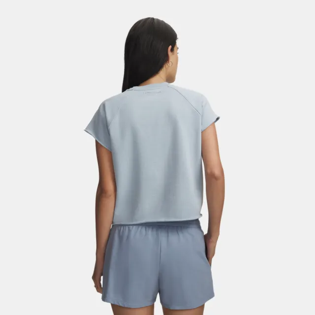 【UNDER ARMOUR】UA 女 Icon Cut Off 短袖T-Shirt_6013538-034