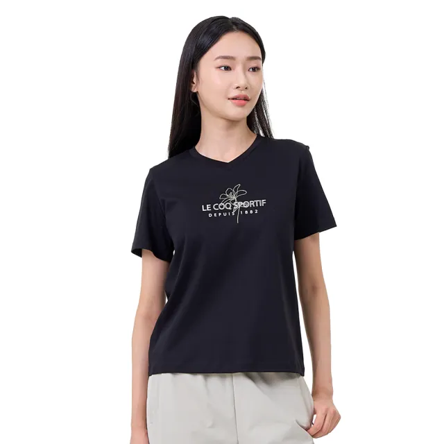 【LE COQ SPORTIF 公雞】短袖T恤 女款 3色 LWY22001
