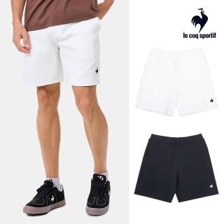 【LE COQ SPORTIF 公雞】針織運動短褲 男款 2色 LWY81075