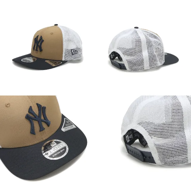 【NEW ERA】棒球帽 970 Trucker Yankees 卡車帽 紐約洋基 卡其 NE15169258