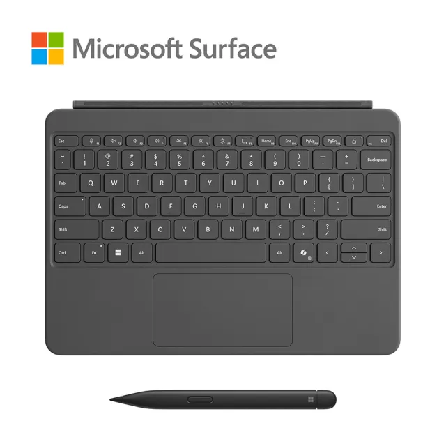 【Microsoft 微軟】鍵盤蓋+筆+電源供應器組★Surface Pro 12吋 輕薄觸控 AI筆電-白金(X Plus/16G/512G/W11)