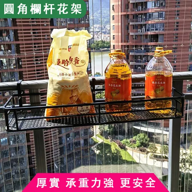 【ZHIPU 芝浦】花架 陽台花架 牆掛式花架 實體牆適用 圓角設計 防磕碰 盆栽收納架 陽台植栽置物架p