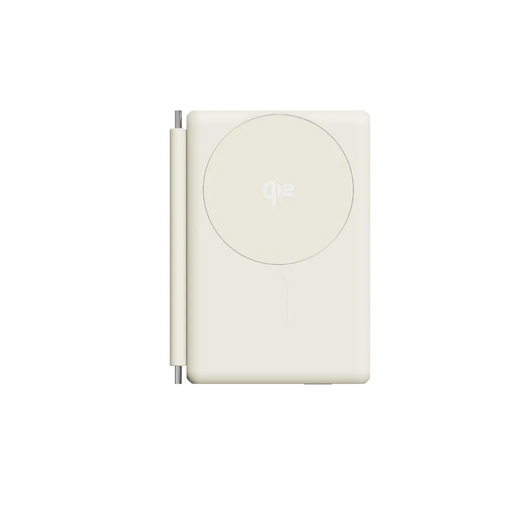 【Allite】Allite WP1 全能充輕薄磁吸 Qi2 行動電源 奶茶米(快充 x 無線 x 輕巧)