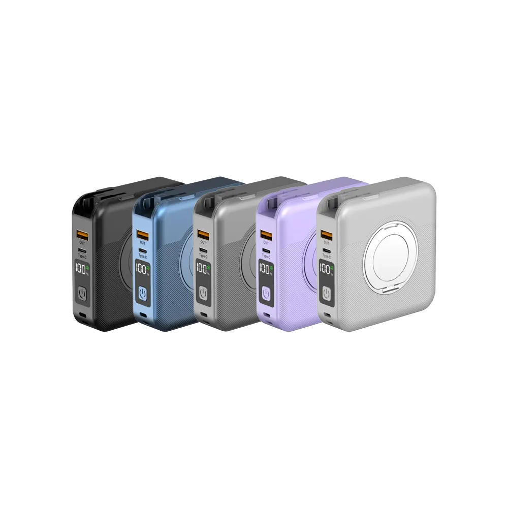 【NISDA】BS-WL720/10000mAh/Type-C/固態多合一行動電源