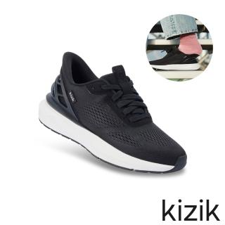 【KIZIK】運動鞋 女鞋 休閒鞋 回彈 Women Athens2.0 雅典 黑 WATH2506 回彈 秒穿 免手穿科技