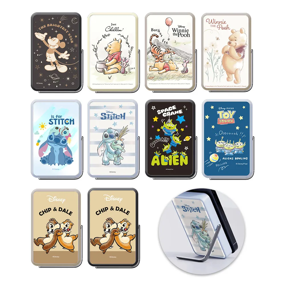 【Disney 迪士尼】支架磁吸無線行動電源 10000mAh (Magsafe/P-170)