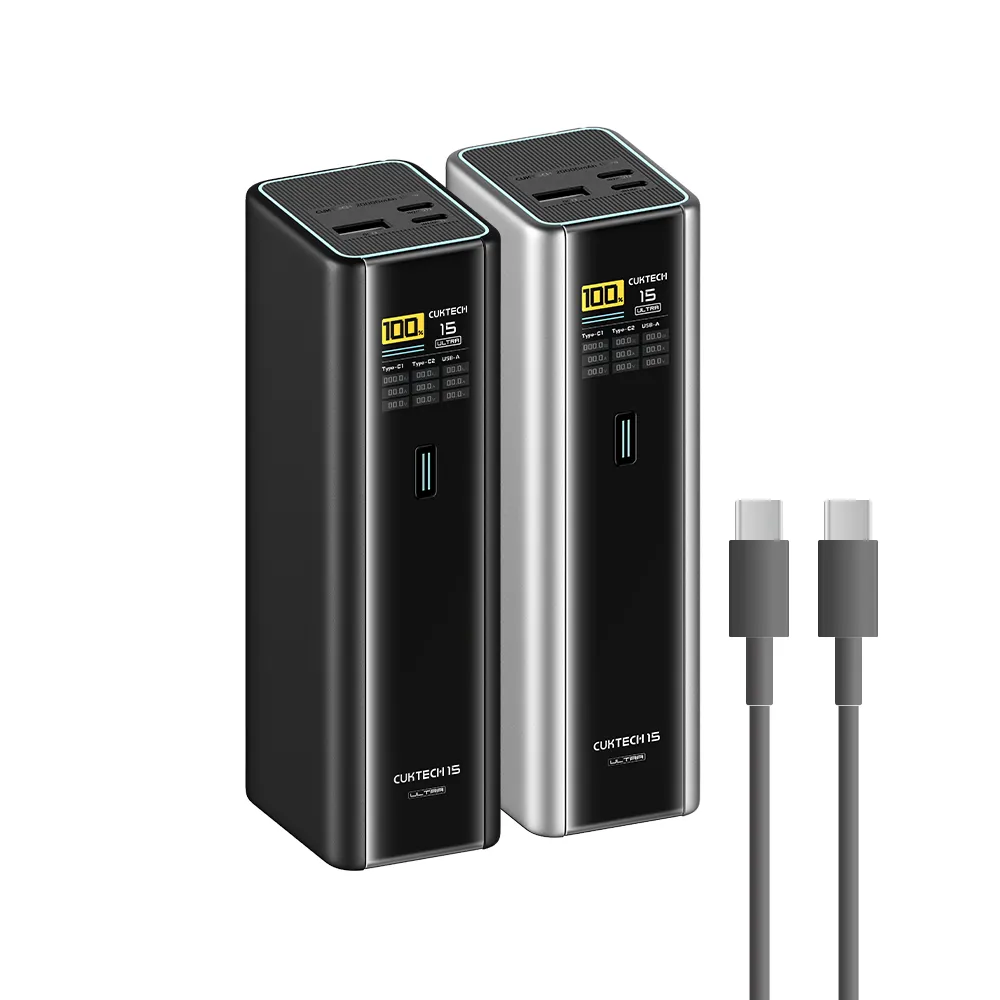【CUKTECH】15號Ultra 20000mAh 210W 72Wh 2C1A 行動電源(PB200U 數顯 可充筆電 大陸3C認證 CCC)