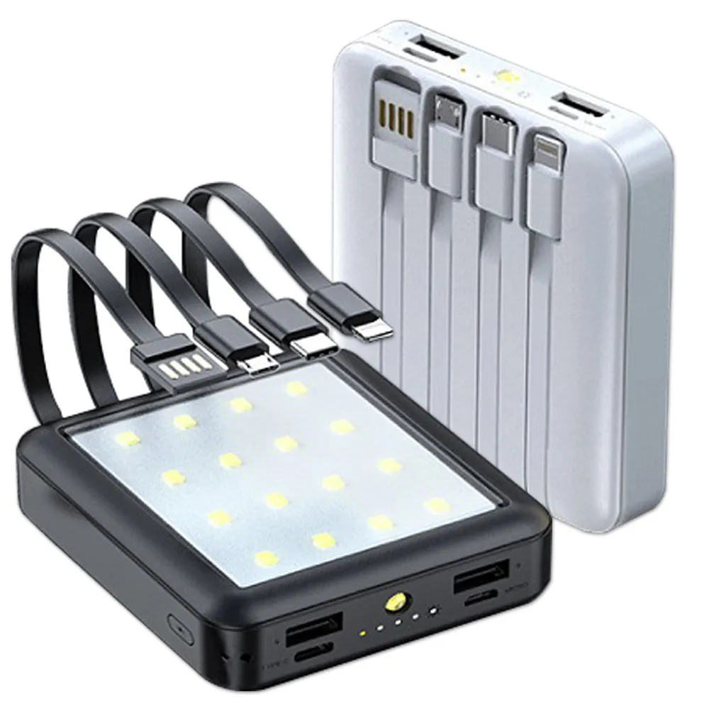 MINIQ 露營燈LED照明/10000mAh 自帶四線行動電源(台灣製造)