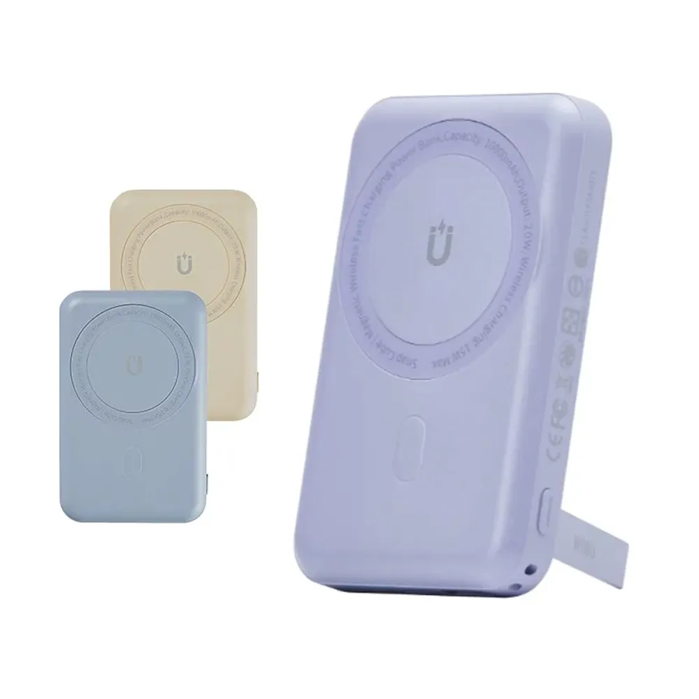 【WiWU Magsafe磁吸充電】Cube磁吸無線充20W PD快充行動電源10000mAh