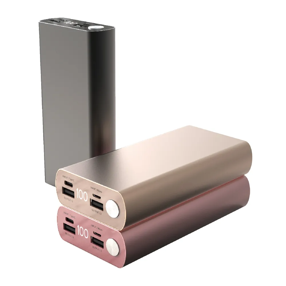 【POLYBATT】SP206-30000系列 液晶顯示 20000mAh 10W 雙孔USB輸出 鋁合金/超大容量行動電源(台灣製造)