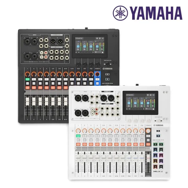 【Yamaha 山葉音樂】MGX12 18聲道數位混音控台 附贈軟體／為音樂而進化（樂器 錄音 直播 演出 Cubase）
