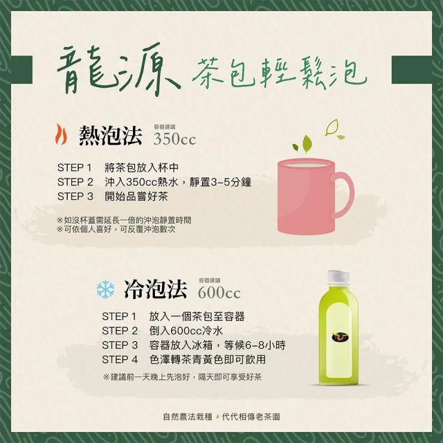 【龍源茶品】杉林溪烏龍高山茶包禮盒3gx30包(獨立茶包/高山茶葉/可冷泡茶/附提繩/中秋送禮推薦)