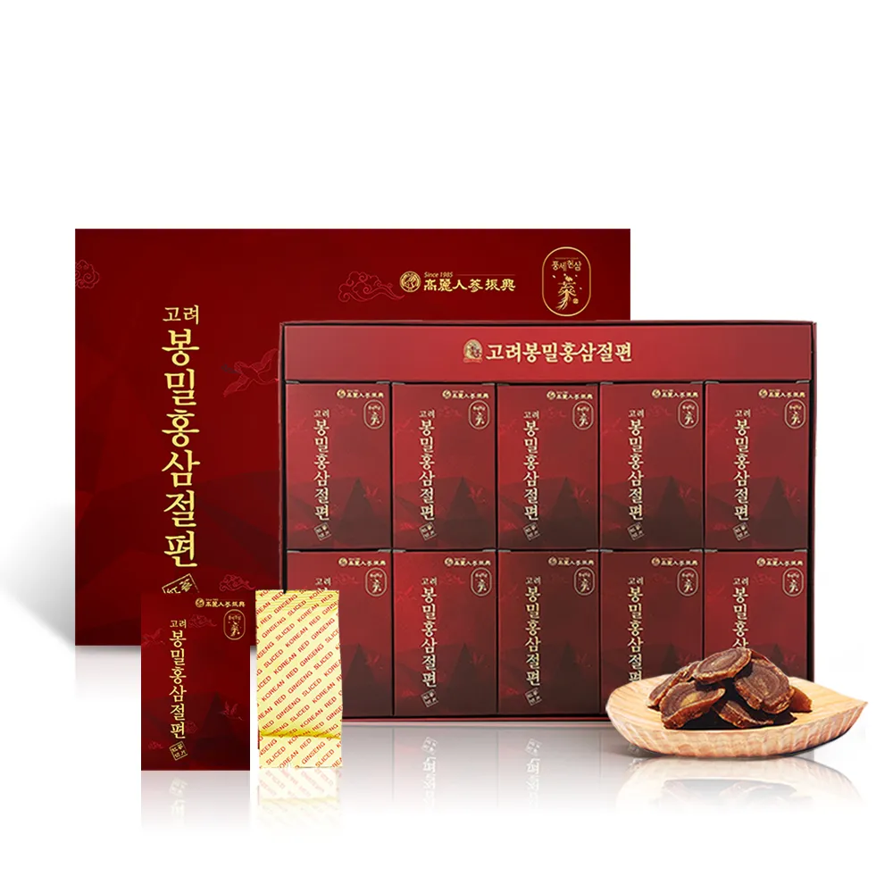 【振興高麗人蔘】高麗蜂蜜紅蔘切片200g*2入組(即開即食 好吃又不沾手)