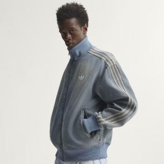 【adidas 愛迪達】ADICOLOR FIREBIRD 牛仔外套 KS4970 男款ORIGINALS寬鬆刷舊丹寧休閒夾克