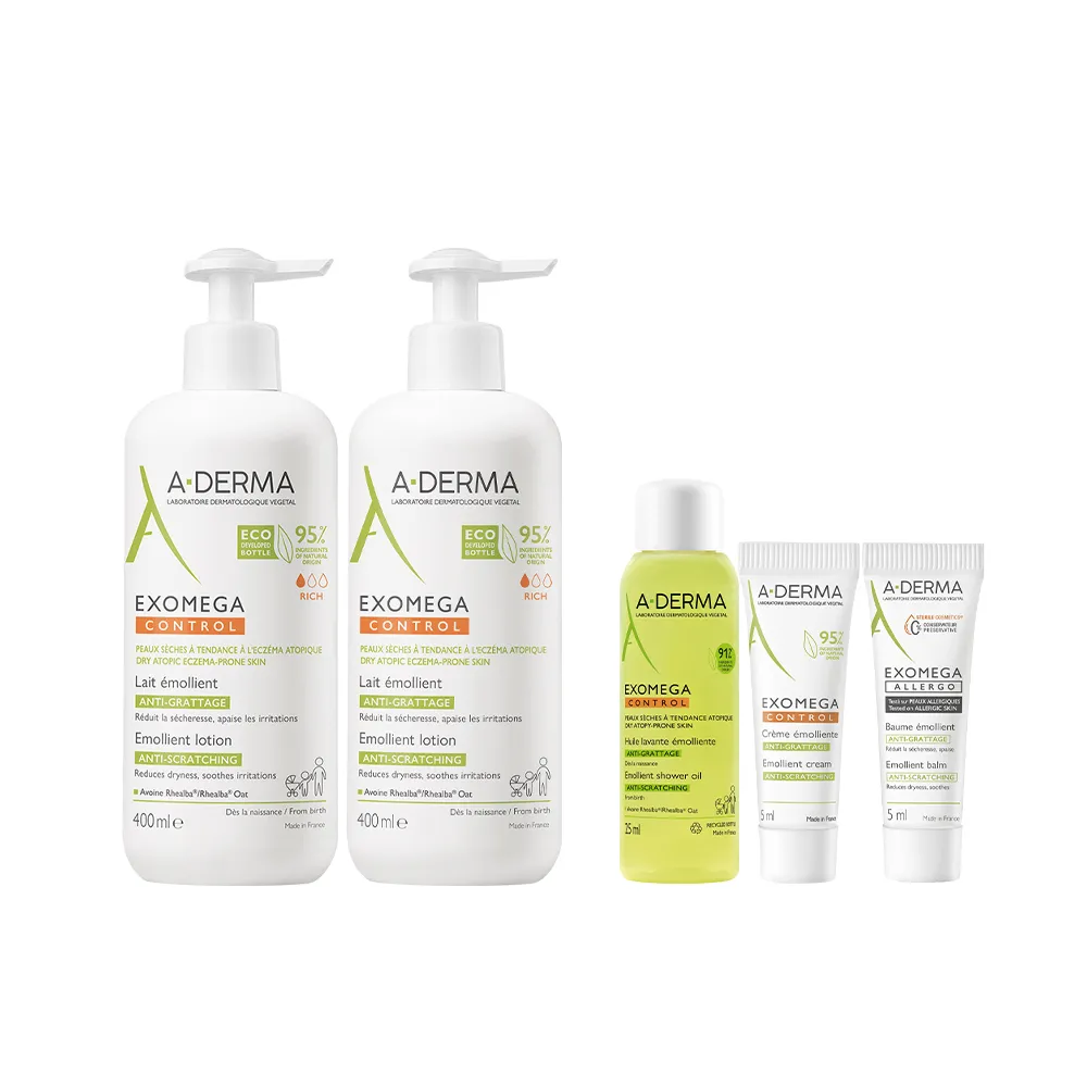 【A-DERMA 艾芙美】官方直營 益護佳身體乳液400ml 2入組(無香精)