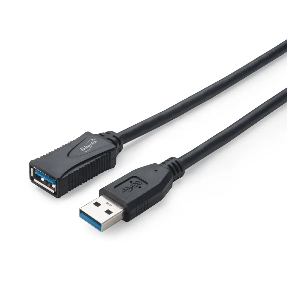 【E-books】XA30 USB 3.2 公對母轉接延長線-1M