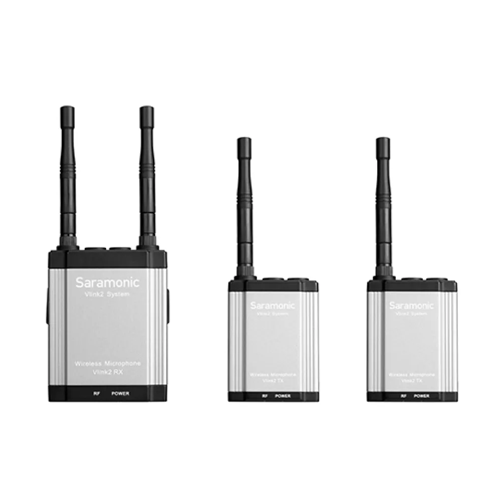【Saramonic 楓笛】Vlink2 Kit2 TX+TX+RX 一對二無線麥克風系(勝興公司貨)