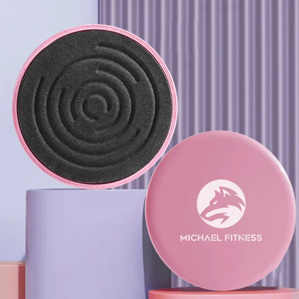 【Michael Fitness 麥克健身】健身滑行盤 2入 健身盤 滑行盤 腿部訓練器 滑行墊 平衡訓練 運動滑盤