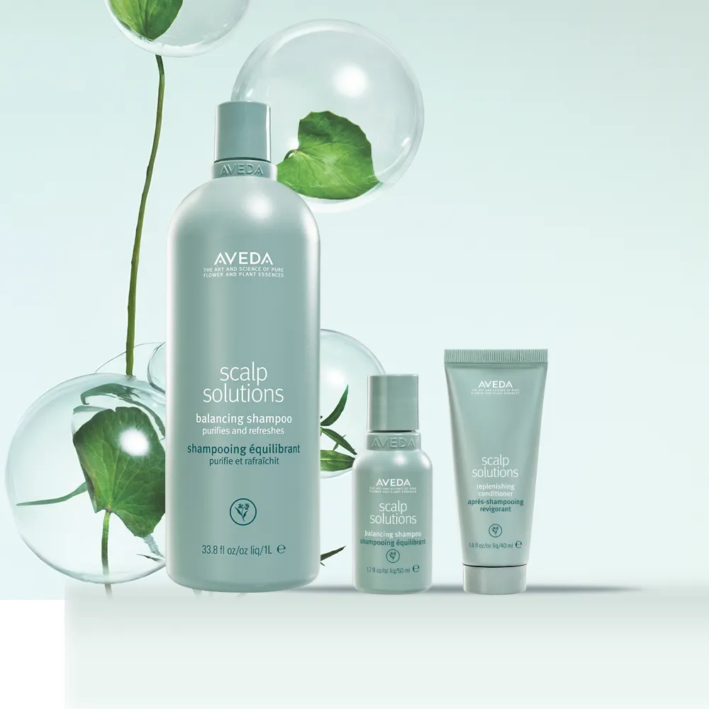 【AVEDA】蘊活淨瑕平衡洗髮精1000ml (全新頭皮保養 呵護髮肌齡)_附贈 壓頭