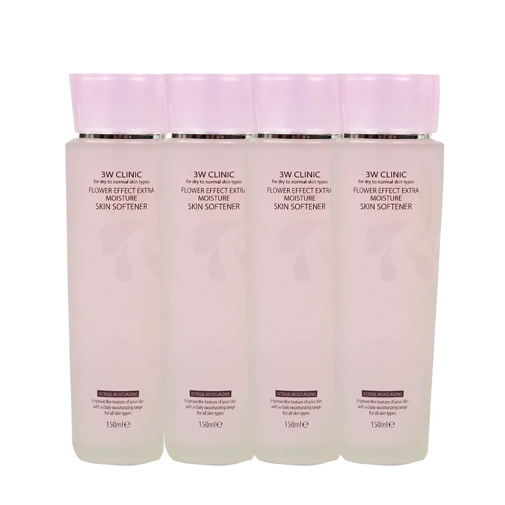 【3W CLINIC】極緻透光嫩白保濕化妝水 150ml x 4入(透白 保濕 油水平衡 改善暗沉 化妝水)