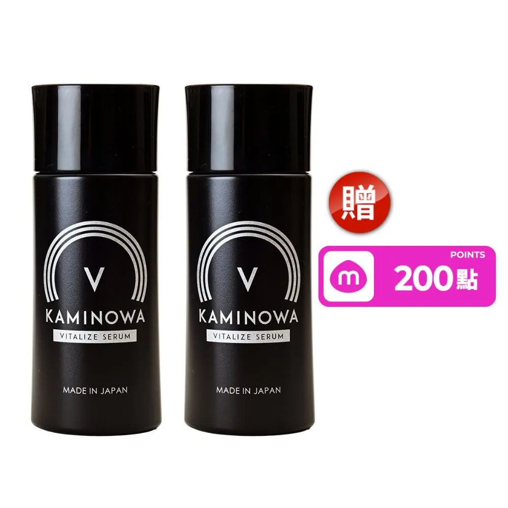 【KAMINOWA 法之羽】黑燦 養髮液80mlx2入組(竹筍皮萃取液 甘草酸二鉀 頭皮水 頭皮精華 頭皮護理)