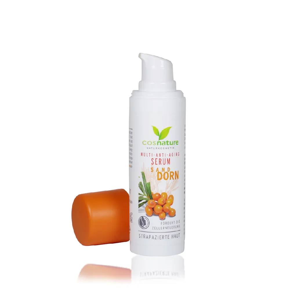 【cosnature 德國植萃】沙棘抗老緊緻精華霜 30ml(天然認證 緊緻毛孔 淡化細紋 保濕 修復)
