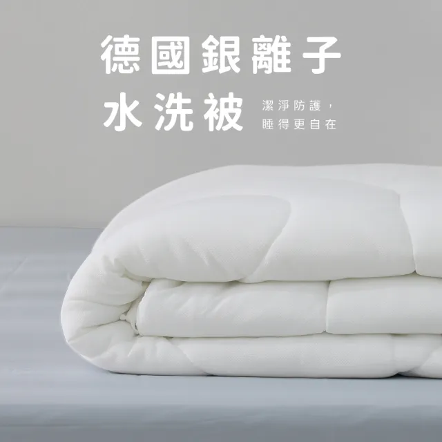 【AnD HOUSE 安庭家居】德國奈米銀離子水洗科技羽絲絨被-加大7x8尺(可水洗/寒流/保暖/被胎/棉被/冬被)